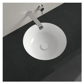 Villeroy & Boch Architectura - Umývadlo na zabudovanie zospodu Ø 400 mm, bez prepadu, alpská biela CeramicPlus 5A7546R1