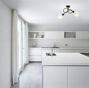 BERGE LED stropné svietidlo LOFT - 2xE27 - KUBEK WHITE