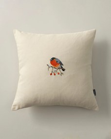 Obliečka na vankúš Robin on Branch 43x43 cm