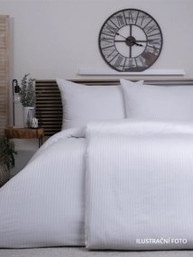 Hotelový povlak na prikrývku 140 x 200 cm - prúžok 8 mm