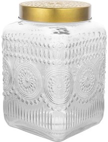 Altom Súprava sklenených dóz so zlatým vekom Daisy 2,2 l, 4 ks, 2,2 l