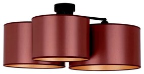 Duolla - Prisadený luster ROLLER TRIO SHINY 3xE27/15W/230V medená/zlatá