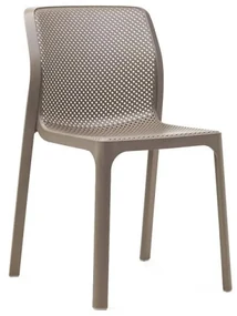 BIT záhradná stolička bez podrúčok tortora