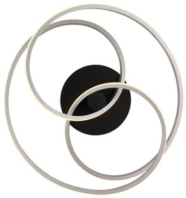 Globo 67183-40N - LED Prisadený luster GLYXAR LED/40W/230V chróm/čierna