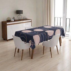 Sablio Obrus Kruhy a bodky - 90x90 cm