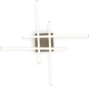 Brilagi - LED stropné svietidlo STRIPES LED/37W/230V strieborné