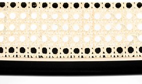 Čierne ratanové jedálenské stoličky v súprave 2 ks Jort - Zuiver