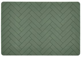 Zelené silikónové prestieranie Södahl Tiles, 33 x 48 cm