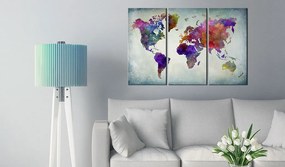 Artgeist Obraz - World in Colors Veľkosť: 120x80, Verzia: Na talianskom plátne