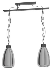 Eglo 43395 - Luster na reťazi BRICKFIELD 2xE27/40W/230V