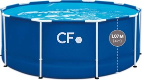 CF Nadzemný bazén s oceľovou konštrukciou FRAME 3,05 x 1,07 m 0057 modrý