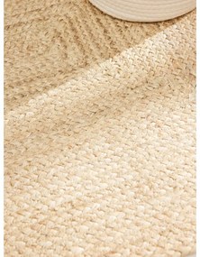 Obojstranný/ručne tkaný jutový koberec vo svetloprírodnej farbe 160x230 cm Sharmila Natural White – Hanse Home