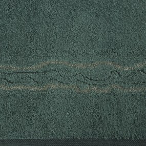 BAVLNENÝ UTERÁK KARIN 70X140 CM TMAVOZELENÁ