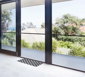 Hanse Home, Protišmyková rohožka Home Black White 103156, 50x70, čiernobiela, chodba / predsieň