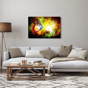 Obraz - Kozmický motýľ (90x60 cm)