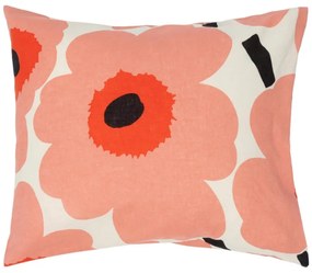 Obliečky Unikko 150x210 50x60, bavlnené, béžovo-oranžové