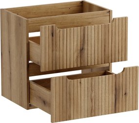 Závěsná skříňka pod umyvadlo Nova 82-60-40-2S dub coast evoke