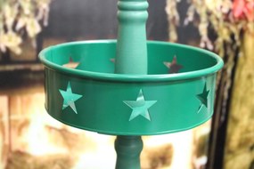 Zelený vianočný etažér 3-poschodový 100cm