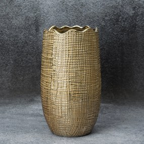 Dekoračná váza SELMA 18x32 CM HNEDÁ