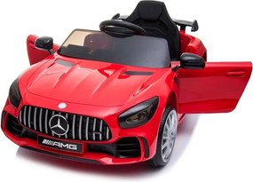 LEAN CARS Elektrické autíčko Mercedes GTR červené, LED, MP3