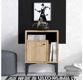 Asir Nočný stolík NUNO 55x40 cm dub safírový 393MRD1415