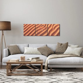 Obraz púšte (s hodinami) (90x30 cm)