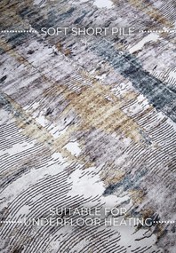 Kusový koberec Imagination New 106038 Sapphire/Gold z kolekcie Elle, 120x160, viacfarebná, obývacia izba, ELLE Decoration