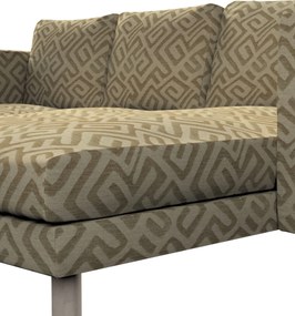Poťah na sedačku Norsborg s ležadlom - 3 os. farba produktu béžová látka zapletaná, vzorované