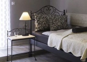 IRON-ART MALAGA kanape - romantická kovová posteľ 160 x 200 cm, kov