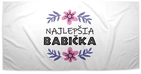 Sablio Uterák Najlepšia babička - 70x140 cm
