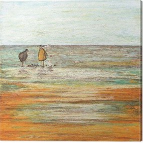 Obraz na plátne Sam Toft - Sandcastle Progress Report, (40 x 40 cm)