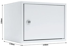 Rottner Nábytkový trezor HOME CASE 2, 190 x 250 x 230 mm, mechanický - na kľúč