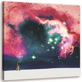 Gario Obraz na plátne Prechádzka po galaxii - Rokibul Hasan Rozmery: 30 x 30 cm