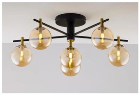 Jupiter 2033 - Prisadený luster FIGARO 6xG9/10W/230V čierna/zlatá/béžová