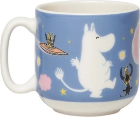 Set hrnčeka a taniera Moomin Space adventure, darčekový box