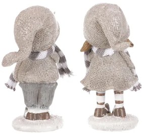 Deti v zimnom oblečení 15cm