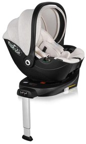 Lionelo - Otočná autosedačka s základňou MOXIE SET i-Size 40-87 cm pieskovo-béžová