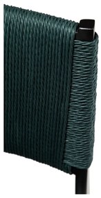 Tyrkysovomodrá jedálenská stolička Loop – DAN-FORM Denmark