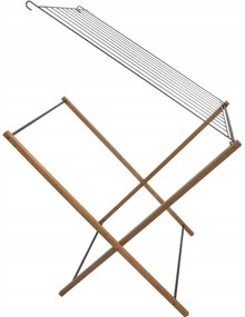 Erga Aurora Strong, drevený vešiak na sušenie bielizne 97,5x69,5x90 cm na postavenie, hnedá-čierna, ERG-SEP-1002SEPSULUNA