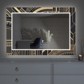 LED zrkadlo s dekorom D21