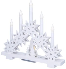 Brilagi - LED Vianočný svietnik 5xLED/2xAA