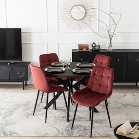 PROXIMA.store - Čalúnená jedálenska stolička CHRIS FARBA: červená