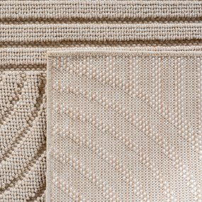 Ayyildiz, Kusový koberec Helix 2201 beige, 60x110, béžová, chodba / predsieň