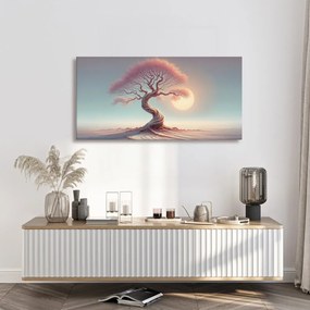 Obraz strom života v ružovom svetle