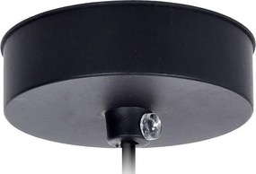 Závesná stropná lampa Loft 30 cm, čierna