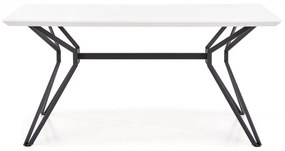 Jedálenský stôl Chess bielo-čierny