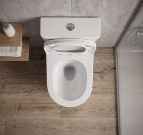 Erga Torre, WC kombi misa 620x385x835 mm, Tornado 2.0 + toaletné sedadlo, biela lesklá, ERG-V03-TORRE-TO2-WH