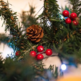 Tutumi - Vianočný veniec okrúhly LED 60cm 311427, CHR-06524