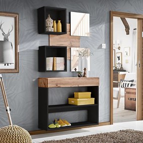 Predsieňový nábytok Easy IV WTZ EY4 wotan/čierna