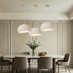 BRILAGI - Luster na lanku WABI SABI 1xE27/60W/230V priemer 40 cm biela